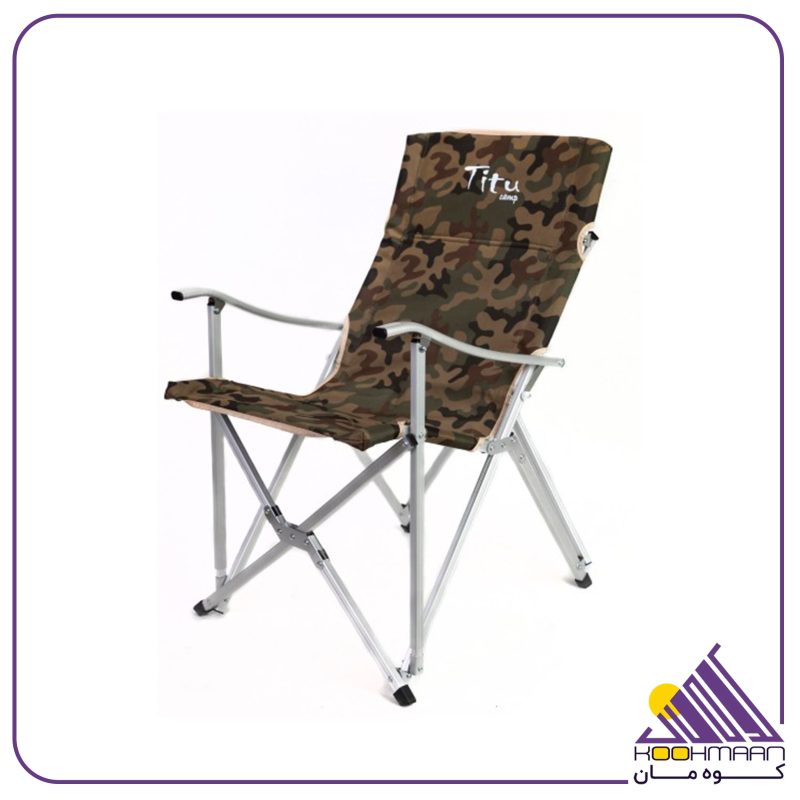 صندلی تاشو تیتوکمپ مدل REST K015 | کوه مان| koohman