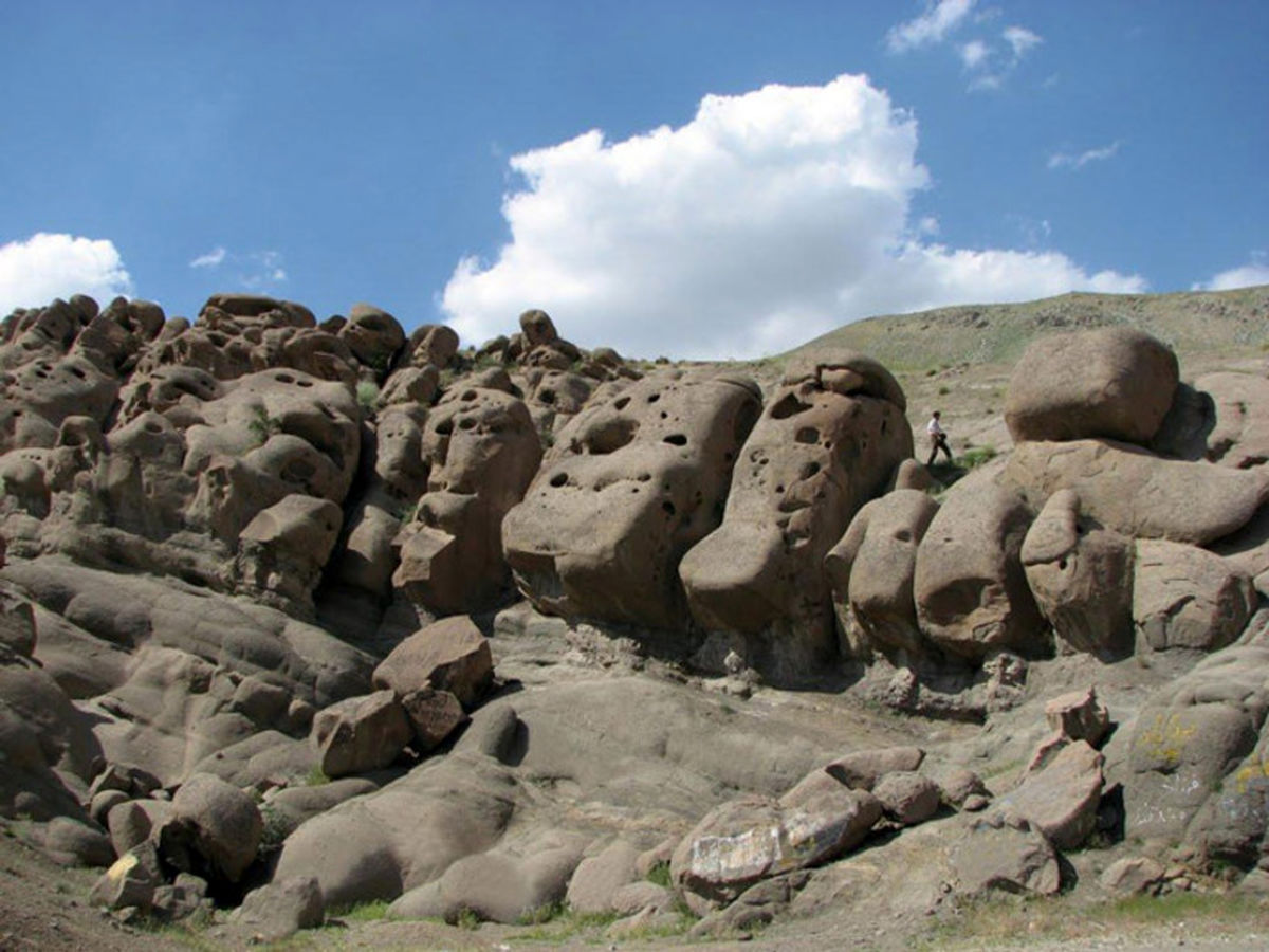ارواح سنگی - روستای وردیج | کوه مان