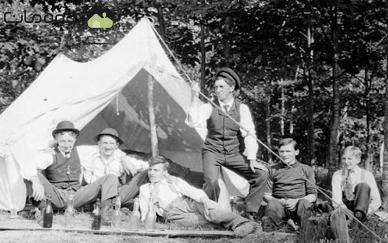 History of camping in the world
