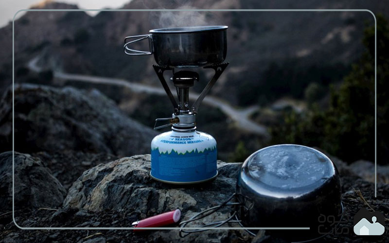 Suitable cooking equipment for mountaineering