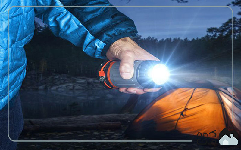 Suitable lighting equipment for climbing