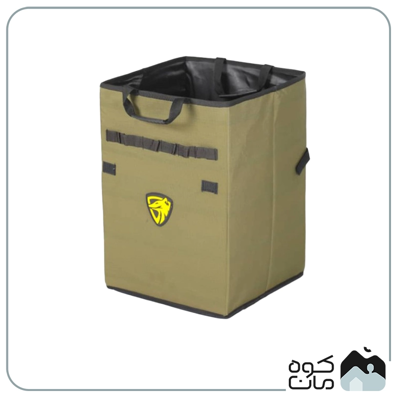 Coyote travel trash can, folding model سطل زباله سفری کایوت مدل تاشو