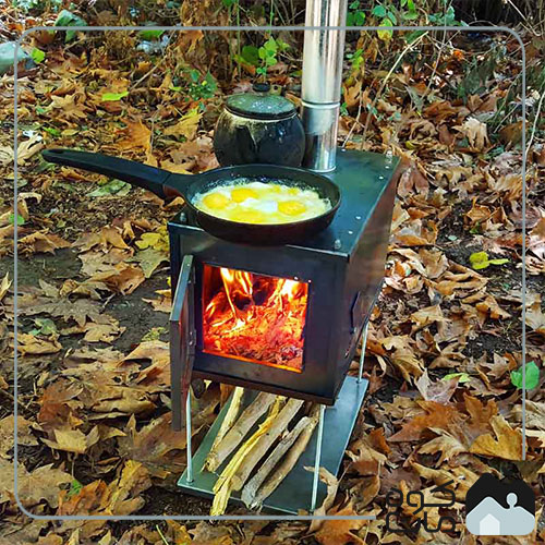 Wood burning travel stove