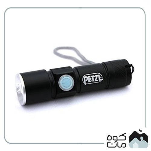 Petzl brand camping flashlight