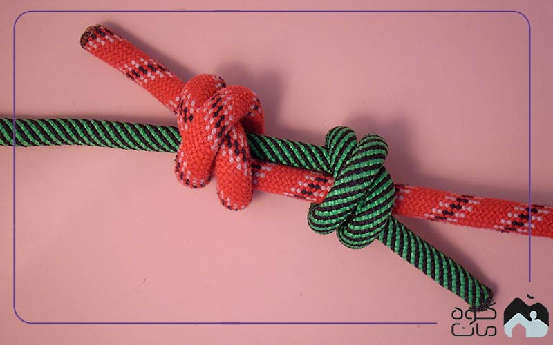 Knot of climbing rope 14