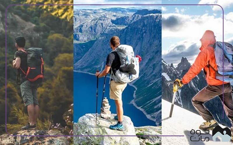The difference between climbing trekking and hiking