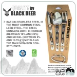 ست قاشق چنگال و کارد بلک دیر BLACK DEER