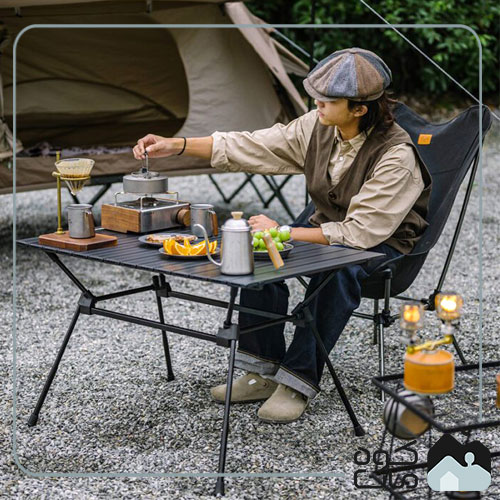 What is a folding camping table