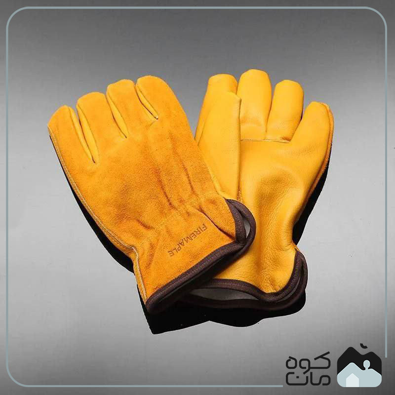 دستکش کار چرمی فایرمپل مدل GINGKO