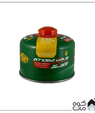 8 روش آتش درست کردن در طبیعت، با تجهیزات و بدون آن کپسول گاز 230 گرمی اتم گاز