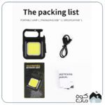 چراغ تاکتیکال کمپینگ مدل COB Rechargeable Keychain Light