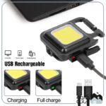 چراغ تاکتیکال کمپینگ مدل COB Rechargeable Keychain Light