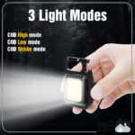 چراغ تاکتیکال کمپینگ مدل COB Rechargeable Keychain Light