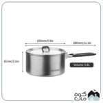 قابلمه استیل فایرمپل مدل ANTARCTI POT 800ML