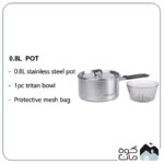 قابلمه استیل فایرمپل مدل ANTARCTI POT 800ML