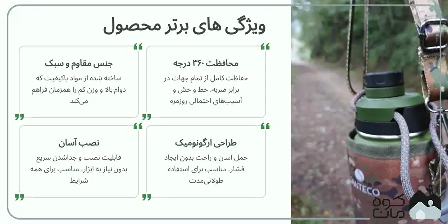 Enix Flask Cover Santco KTWO 500ml 1