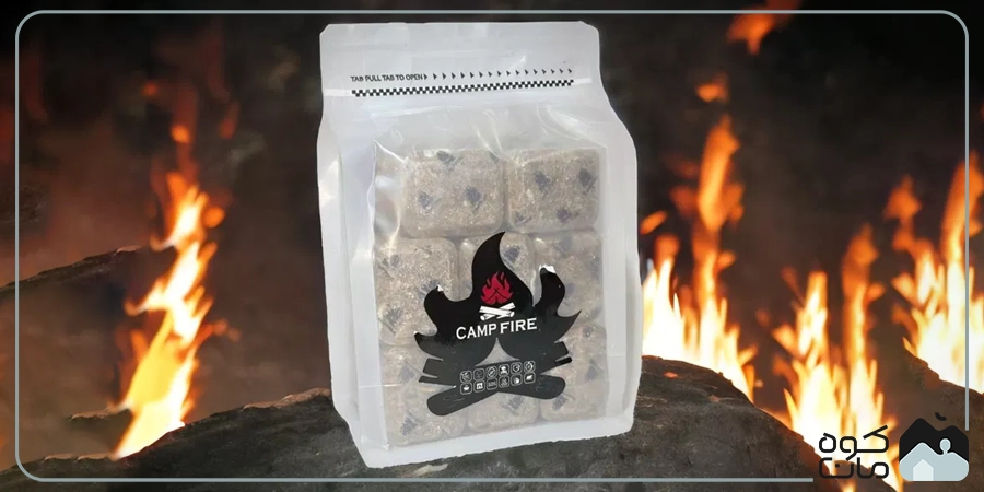 چوب آتش‌زا کمپ فایر بسته 24 عددی کد CF06