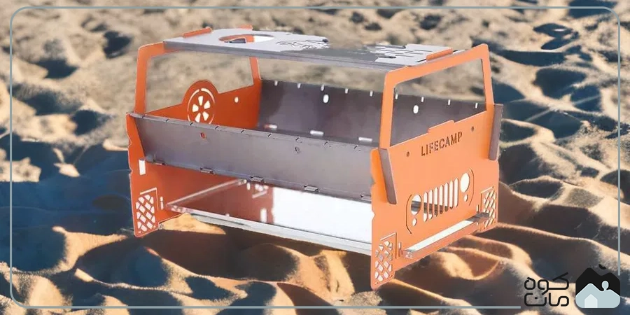 منقل سفری لایف کمپ مدل جیپ سایز S