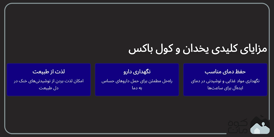 مزایای خرید کول باکس مسافرتی و یخدان سفری
