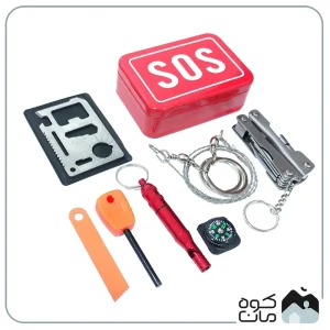 کیت و جعبه اضطراری بقا مدل SOS