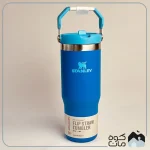 تراول ماگ نی دار استنلی مدل FLIP STRAW TUMBLER حجم 880 میلی لیتر