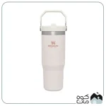 تراول ماگ نی دار استنلی مدل FLIP STRAW TUMBLER حجم 880 میلی لیتر