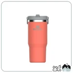 تراول ماگ نی دار استنلی مدل FLIP STRAW TUMBLER حجم 880 میلی لیتر