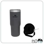تراول ماگ نی دار استنلی مدل FLIP STRAW TUMBLER حجم 880 میلی لیتر