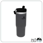 تراول ماگ نی دار استنلی مدل FLIP STRAW TUMBLER حجم 880 میلی لیتر