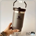 تراول ماگ نی دار استنلی مدل FLIP STRAW TUMBLER حجم 880 میلی لیتر