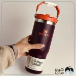 تراول ماگ نی دار استنلی مدل FLIP STRAW TUMBLER حجم 880 میلی لیتر