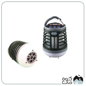 چراغ چادر و حشره کش اسپیکر دار شارژی مدل W881