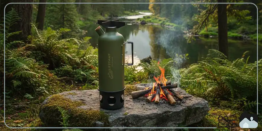 بویلر دوکاره لایف کمپ کد 45878 Life Camp dual purpose boiler code 45878 7