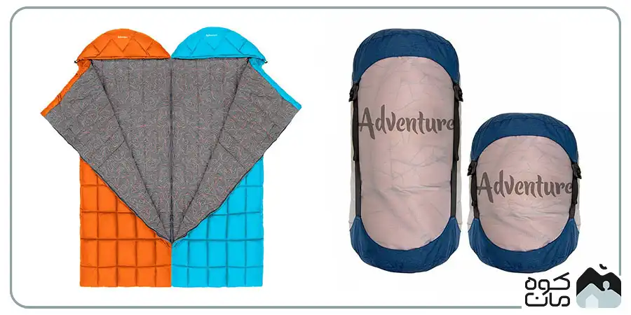 بهترین کیسه خواب کوهنوردی کیسه خواب مستطیلی