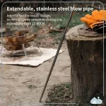 نی دمنده آتش مدل آنتی طول 48 سانتی متر