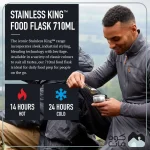 فلاسک غذا ترموس مدل FOOD JAR گنجایش 710 میلی لیتر