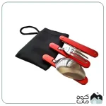 مجموعه قاشق و چنگال سفری سری رنگی مجموعه 3 عددی