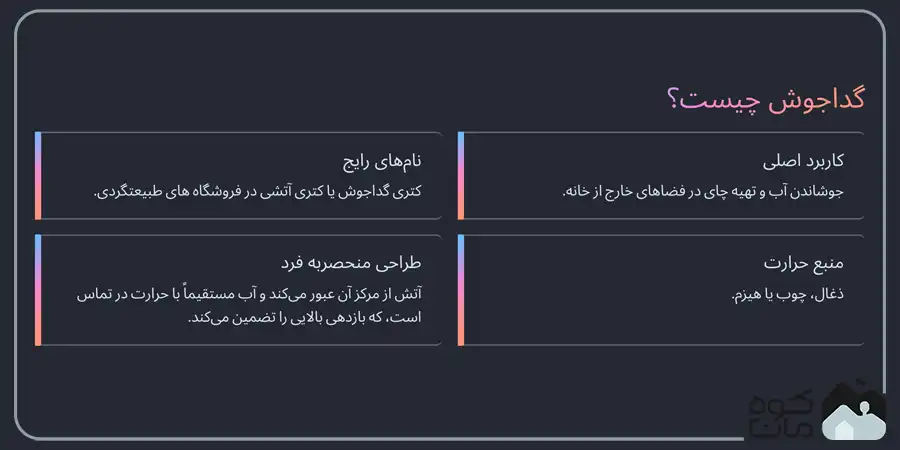 کاربرد گداجوش