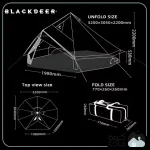 چادر 4 نفره بلك دير مدل ١١٣٧