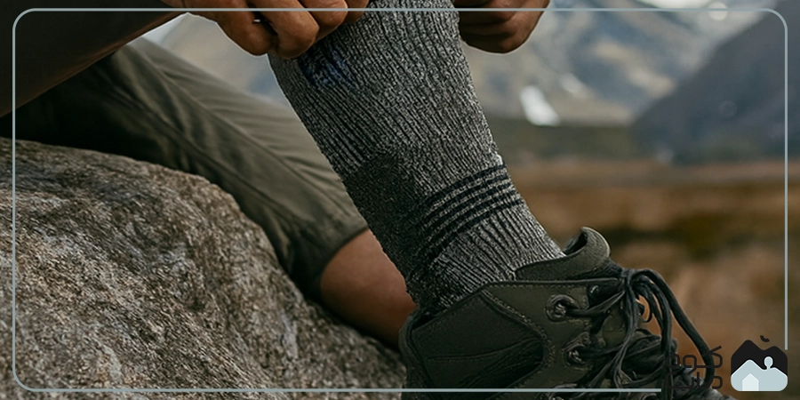 DYS thick hiking socks model HSFB723 7