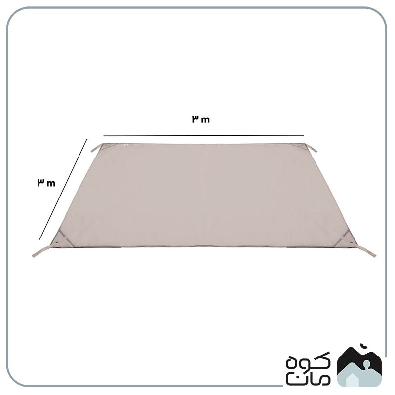 زیرانداز چادر هپی کمپ مدل HIDRO MAT کد 46858 سایز L